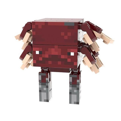 Boneco Blocos De Montar Aldeão Minecraft no Shoptime