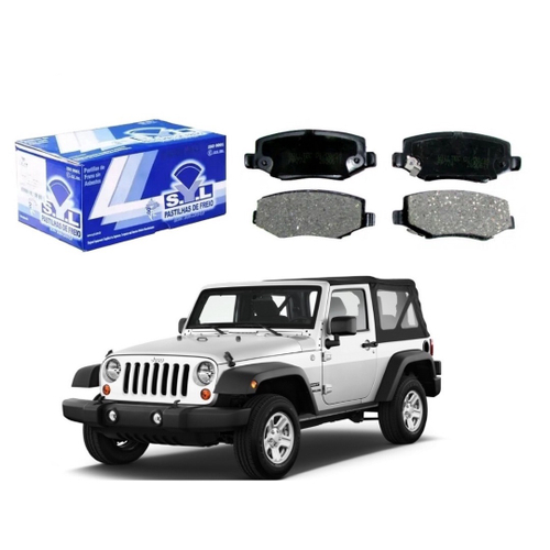 Pastilha freio traseira syl original jeep wrangler  2007 A 2009 em  Promoção na Americanas