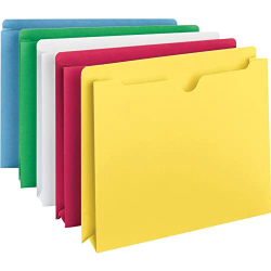 Jaqueta de arquivo smead, guia reforçada de corte reto, expansão de 2, tamanho da letra, cores variadas, 10 por pacote (75688) é boa?