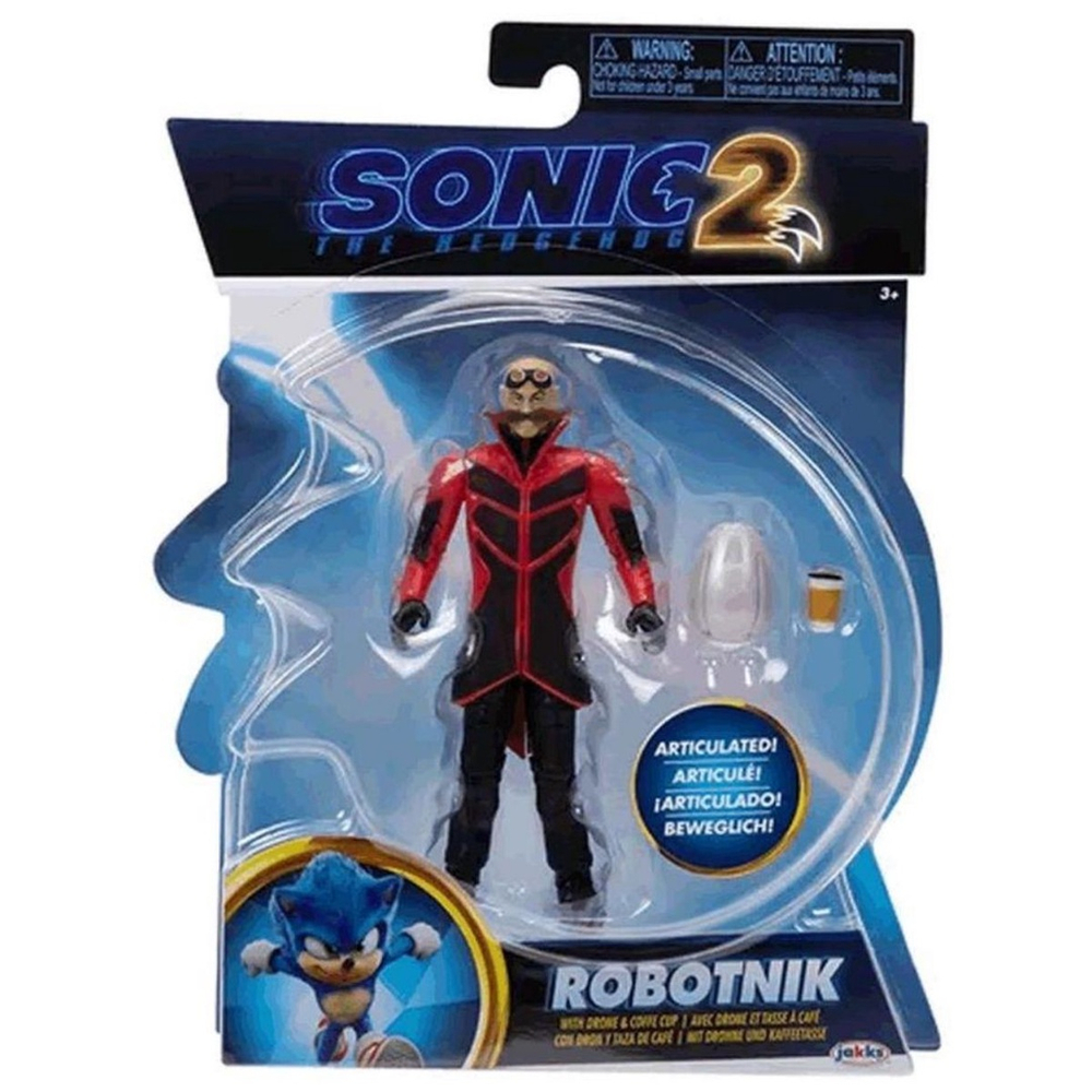 Boneco Dr. Eggman Articulado 10cm Sonic O Filme - Jakks em Promoção na  Americanas