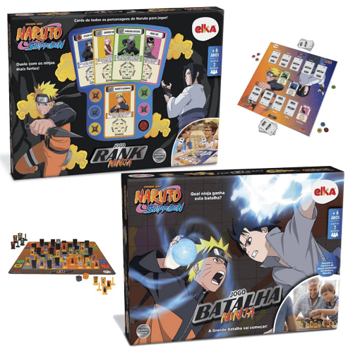 Kit Material Escolar Infantil Completo Naruto Shippuden Nf