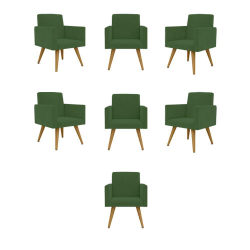 Kit 07 Cadeiras Poltronas Escritório Recepção é boa?