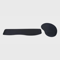 Kit Apoio De Punho Ergonômico Para Teclado E Mousepad Preto é boa?