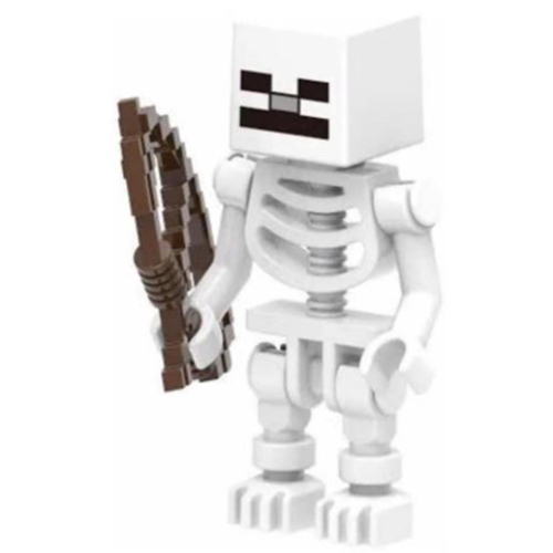 Boneco Minifigure Blocos De Montar Esqueleto Minecraft em Promoção na  Americanas