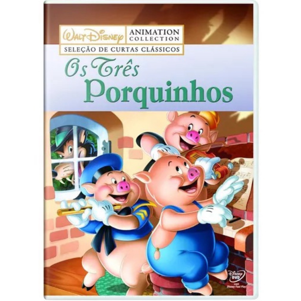 três porquinhos lobo disney