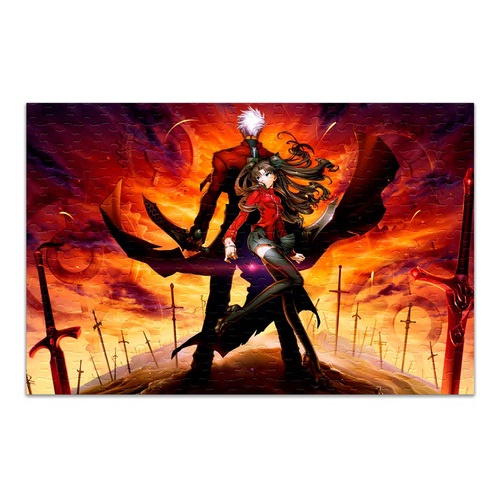 Quadro decorativo Emoldurado Anime Fate Stay Night Personagens