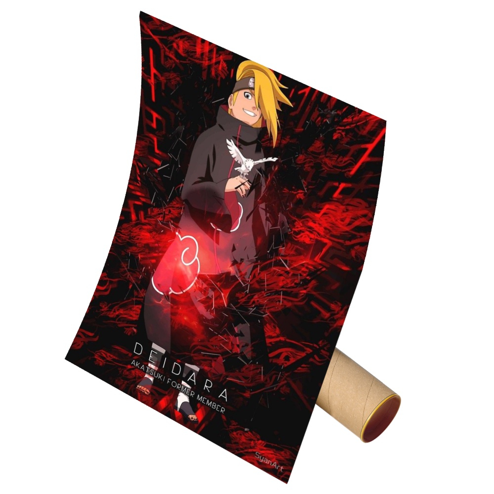 DEIDARA NARUTO DESENHO PASSO A PASSO - MODO FÁCIL 