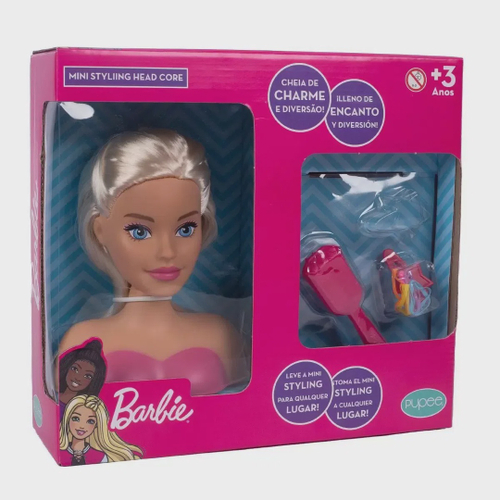 Boneca Barbie Styling Head Faces Para Maquiar Com Acessórios na Americanas  Empresas