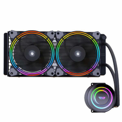 Menor preço em Water Cooler para Processador DarkFlash Symphony TR240 high 240MM rgb - Preto
