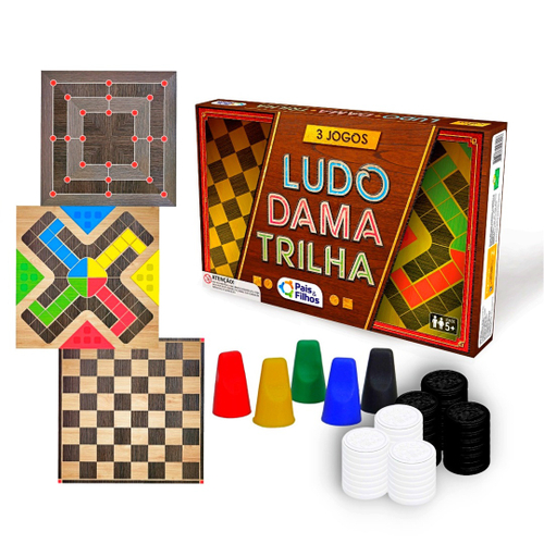 Jogo Damas - pais E filhos em Promoção na Americanas