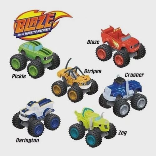 Conjunto Infantil Blaze Carro Monster Machini Criança Menino