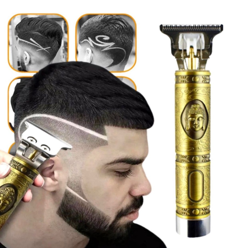 Kit 2 Maquininha Para Acabamentos Desenho Corte de Cabelo Risco Disfarce  Barba Degrade Disfarçado Máquina de Cortar Cabelo Profissional