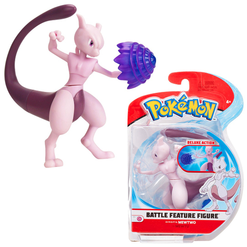 Figura Mewtwo Pokémon com Mecanismo