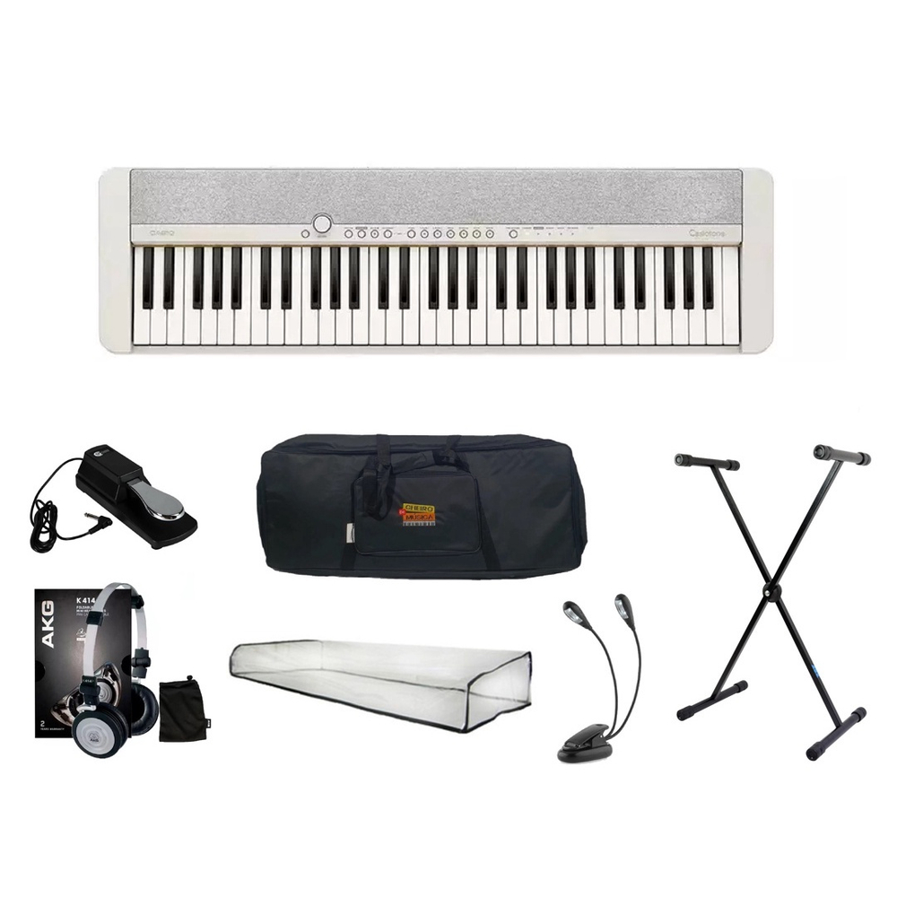 Teclado Musical Casiotone Cts Ct S Branco Casio Wh Kit Ch Submarino