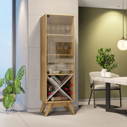 Cristaleira Adega Decorativa jcm Movelaria Graça Candian 1 Porta De Vidro Menor preço em Cristaleira Adega Decorativa jcm Movelaria Graça Candian 1 Porta De Vidro