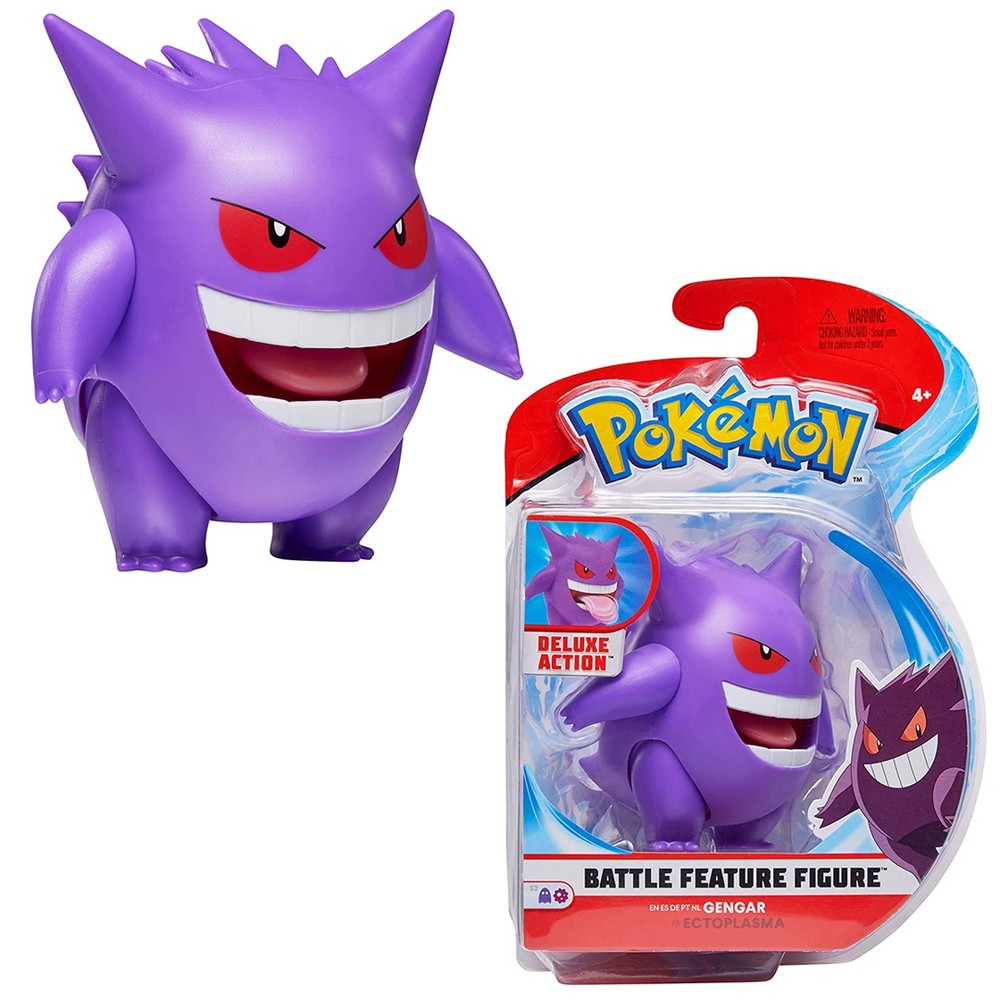 Figura Gengar, Pokemon- Sunny Brinquedos