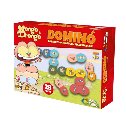 Kit Com 2 Jogos De Mesa Infantil Tabuleiro Dominó Animais em Promoção na  Americanas