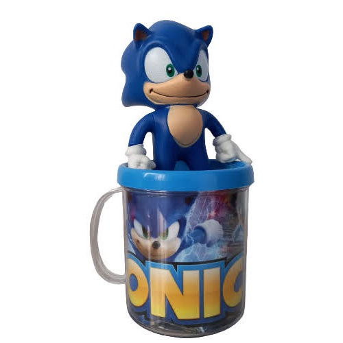 Boneco Sonic Azul Filme Brinquedo Macio 16cm Caneca Personalizada 350ml -  WIN Colecionáveis