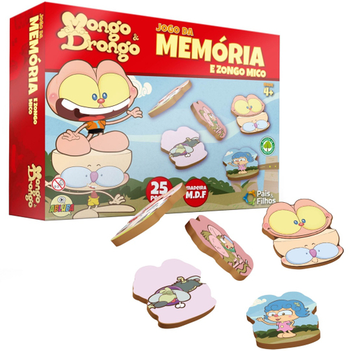 Jogo Da Memória Mico p/ Viagem Educativo Brinquedo em Promoção na