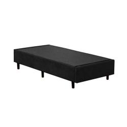 Base Cama Box solteiro 88x188 preto sintético acolchoes é boa?