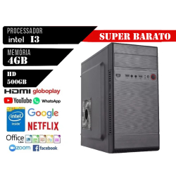 Menor preço em Computador Brazil Pc Intel I3-3220 4gb Hd 500gb Bpc-h61 Fonte 230w