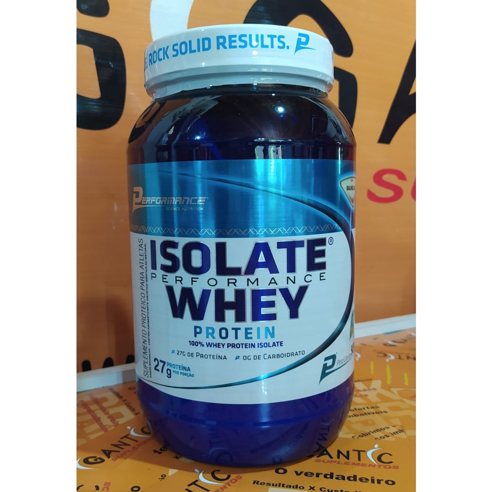 Isolate Whey Protein 909g Performance Science Nutrition Whey Isolado Zero Carboidratos Sem