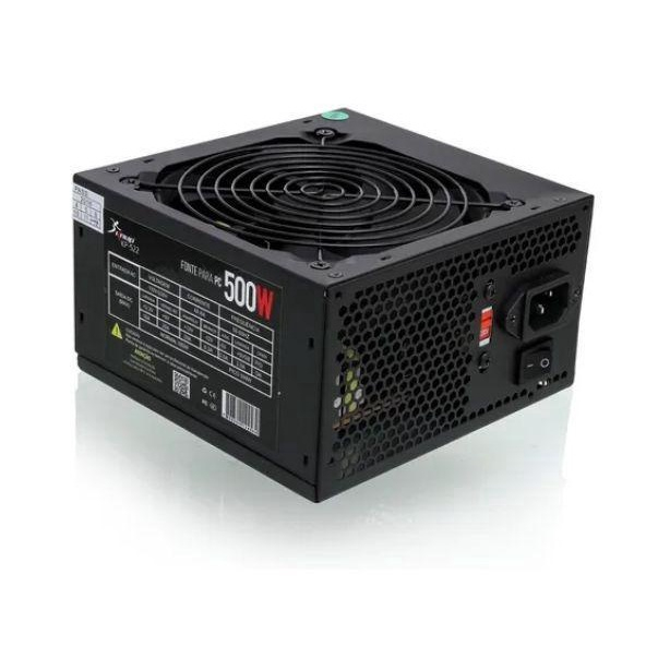 Fonte Atx 500w Reais 20 4p Super Silenciosa Para Pc Bivolt Submarino