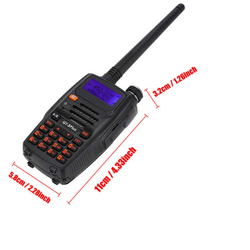 Walkie Talkie portátil codificado com dtmf de economia de bateria Walkie talkie recarregável Função de alarme do modo de digitalização para edifício d é boa?