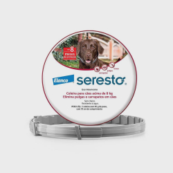 Coleira Antipulgas Seresto Cães Acima de 8kg é boa?