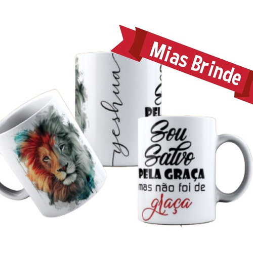 Caneca Religiosa Presente Cristãos Evangélicos e Católicos