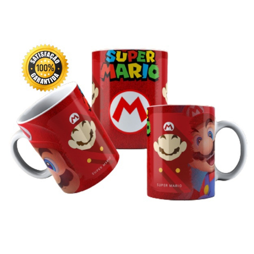 Caneca 3d Mário Super Mario Bros Game - Copo - Loja Coisaria