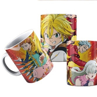 Camiseta Anime Nanatsu no Taizai - 7 Pecados Capitais Preta em Promoção na  Americanas