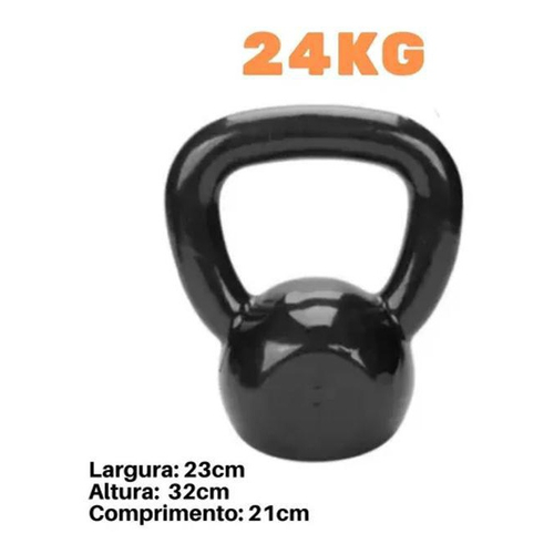 Kettlebell Pintado 20Kgs Crossfit Treinamento Funcional