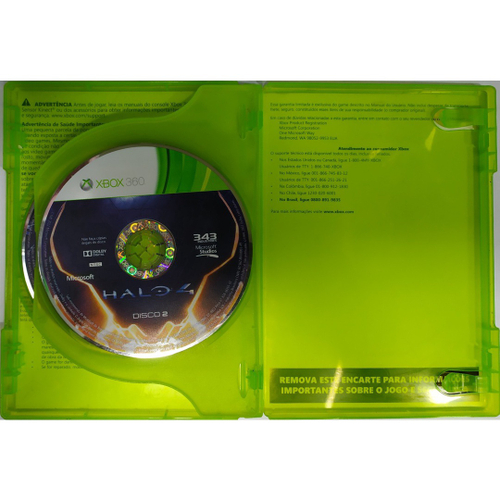 Halo 4 jogo de Xbox 360 original 2 cds - Desconto no Preço