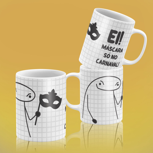 Caneca Personalizada Flork Meme 325ml