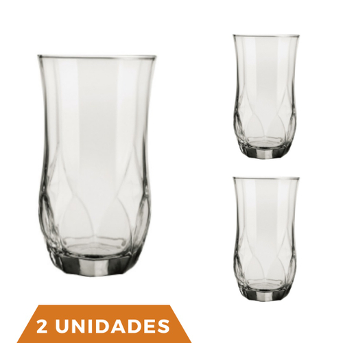 Conjunto De Jogo Copo Lights 6 Un Agua Suco Vidro 300Ml no Shoptime