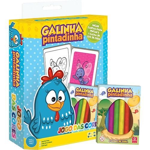 Galinha Pintadinha Jogo Das Cores Cartas Para Colorir Copag