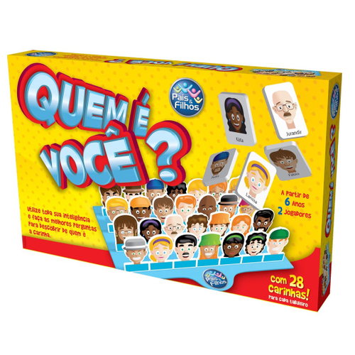 Jogo Cara a Cara Brinquedo de Entretenimento Infantil Brinquedos