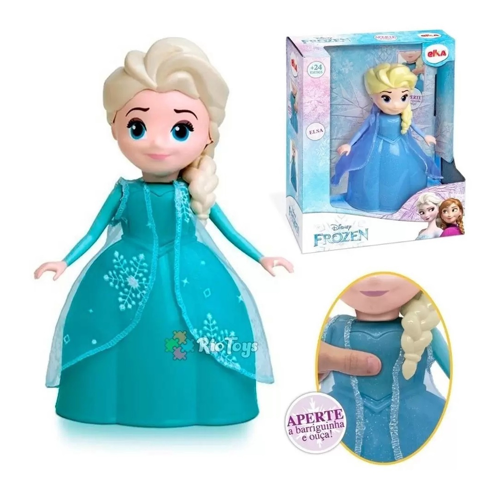 Boneca Elsa Frozen - Elka 947 - Xickos Brinquedos