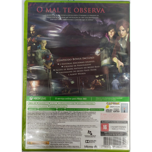 Resident Evil Revelations 2 (completo) Xbox 360 Original (Mídia Digital) –  Games Matrix