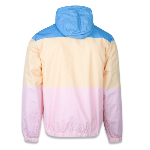 Corta vento new era azul top e rosa