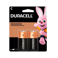 Duracell Duralock Pilha Alcalina C - 2 unidades é boa?