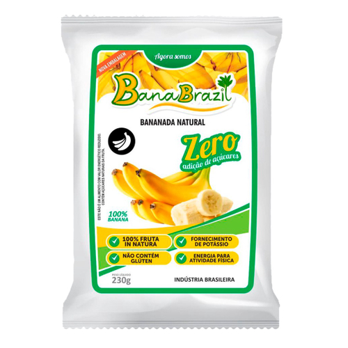 Doce de banana 100% Natural BanaBrazil 10 unidades 230g em Promoção na  Americanas