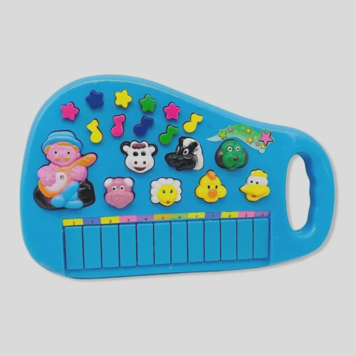 Piano Teclado Musica Infantil Animal Azul Eletrônico Criança - Braskit -  Piano / Teclado de Brinquedo - Magazine Luiza