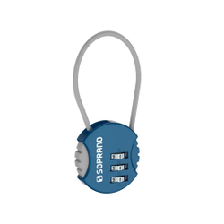 Cadeado De Segredo Colorido Soprano C/Cabo Z35 Azul Menor preço em Cadeado De Segredo Colorido Soprano C/Cabo Z35 Azul