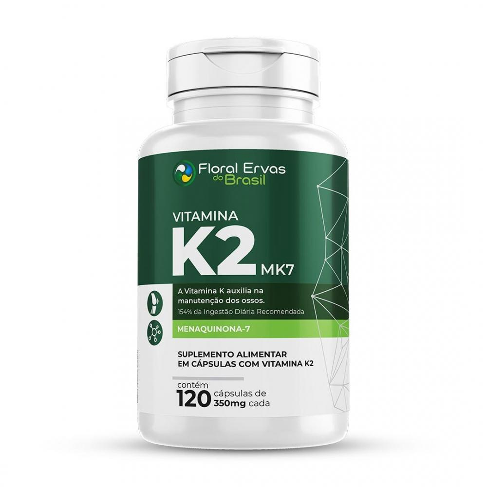 Vitamina K2 Mk7 350Mg 120 Cápsulas Menaquinona-7 No Shoptime