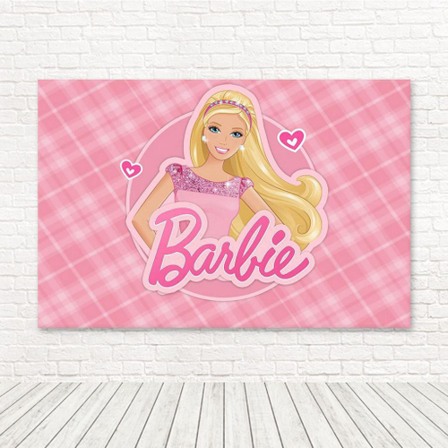 Painel da barbie imprimir