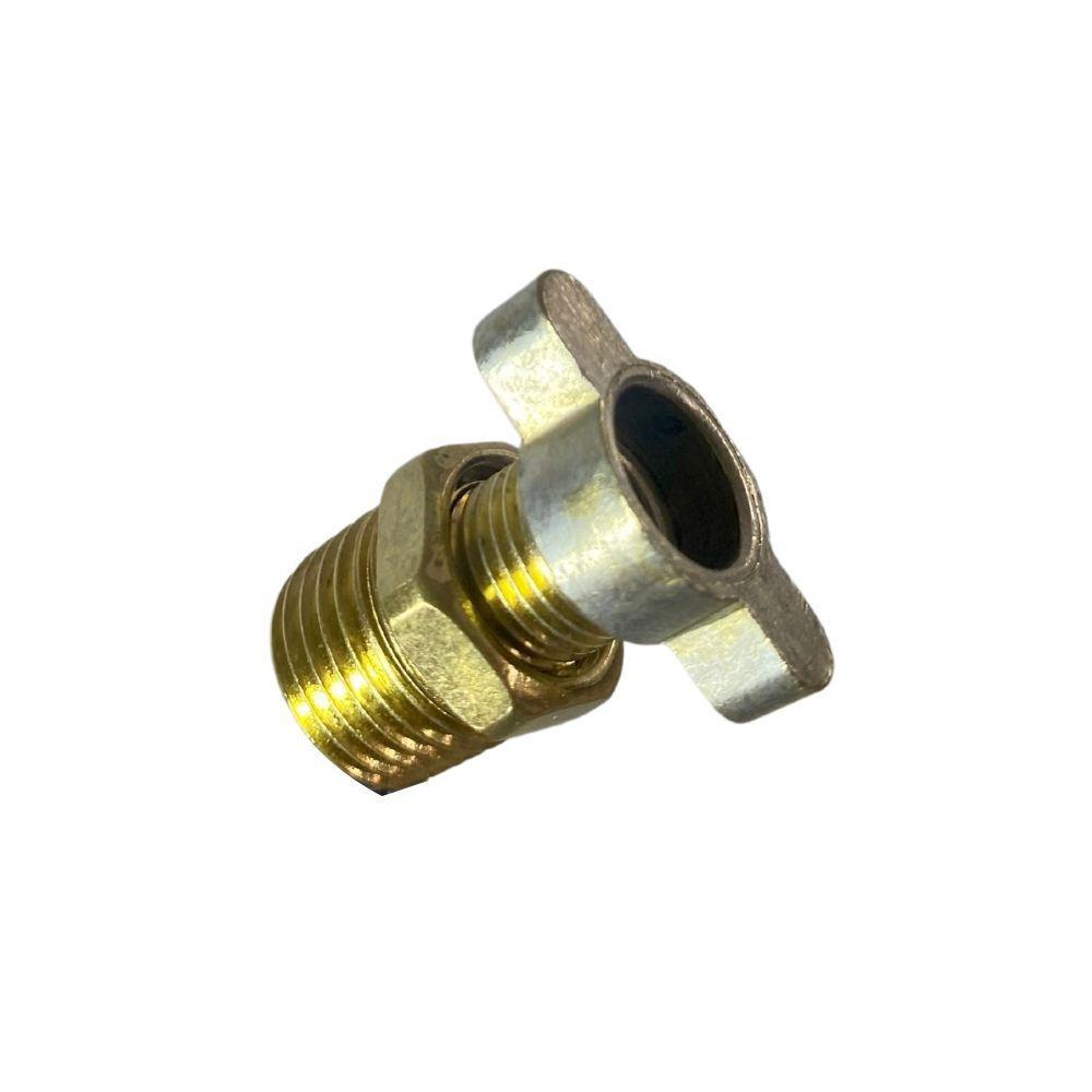 Purgador Dreno Para Compressor Rosca 1/4 Npt Com Pino No Shoptime