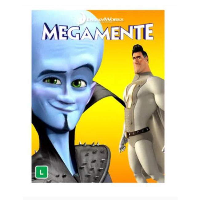 Megamente - dvd DreamWorks Amarelo em Promoção na Americanas