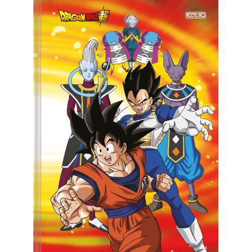 Caderno Desenho Univ Capa Dura Dragon Ball 60f C/ades